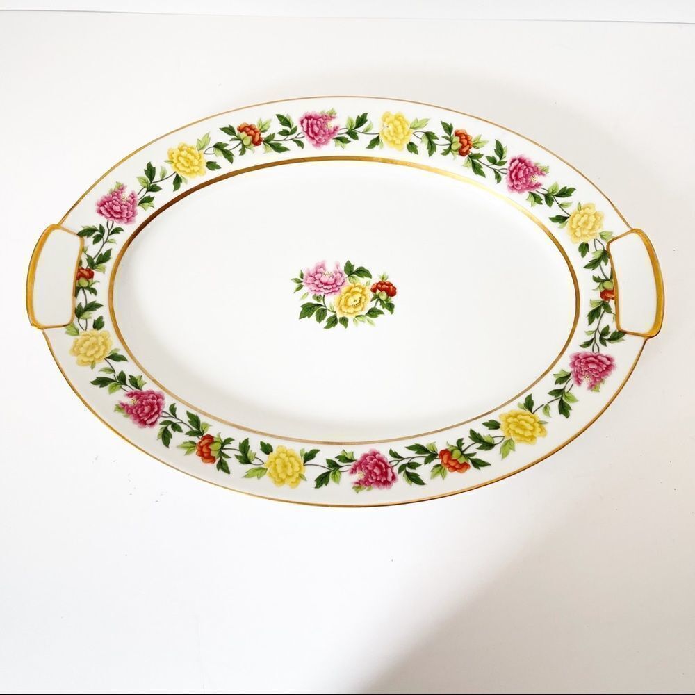 Mikado  Patio platter made in occupied Japan